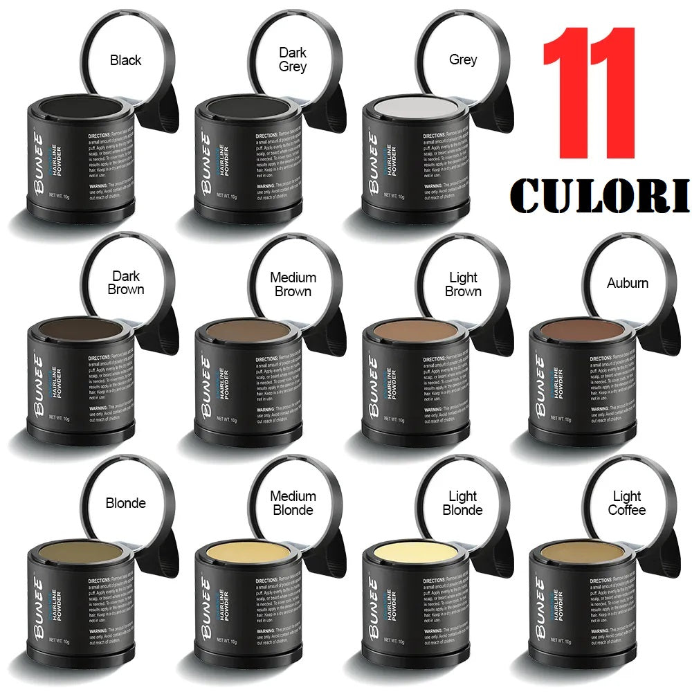 Pudră colorantă corectoare pentru par rar, Bunee