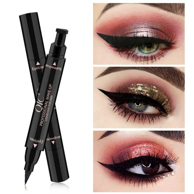 Eyeliner Lichid cu Stampila 2 in 1