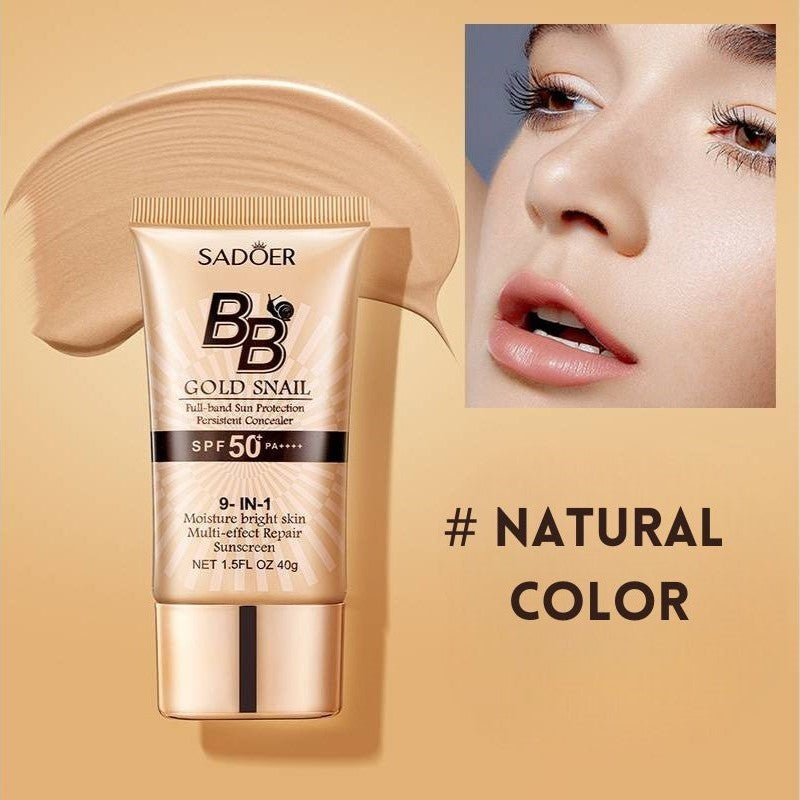 Crema BB cu Secretie de melc si Aur, SPF 50+,pentru acoperire naturala, 40g