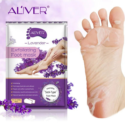 Masca exfolianta pentru picioare tip sosete Aliver Exfoliating Foot Mask