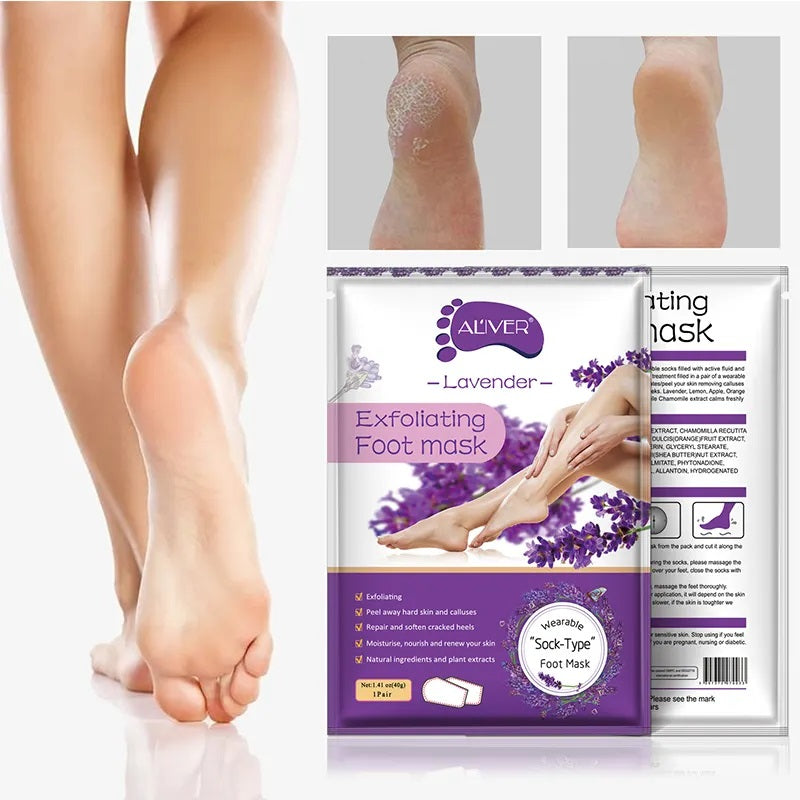 Masca exfolianta pentru picioare tip sosete Aliver Exfoliating Foot Mask