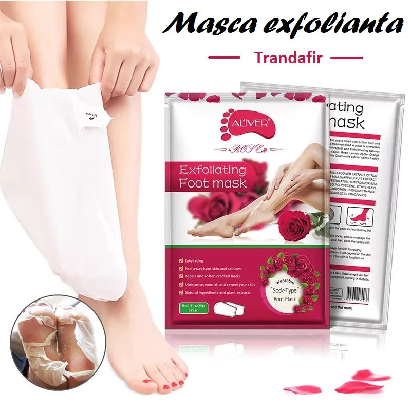 Masca exfolianta pentru picioare tip sosete Aliver Exfoliating Foot Mask