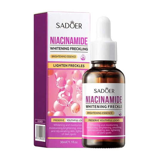 Ser anti-hiperpigmentare cu Niacinamida si Acid Hialuronic, Sadoer Whitening Freckle