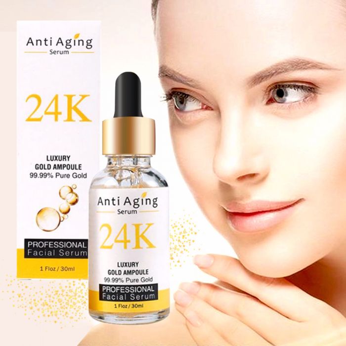 Ser Antirid cu Foite Aur 24K & Acid Hialuronic