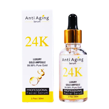 Ser Antirid cu Foite Aur 24K & Acid Hialuronic