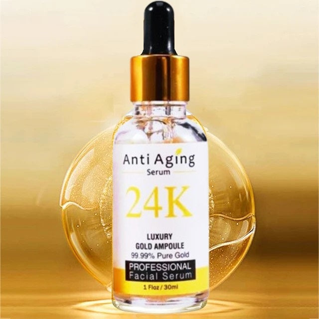 Ser Antirid cu Foite Aur 24K & Acid Hialuronic