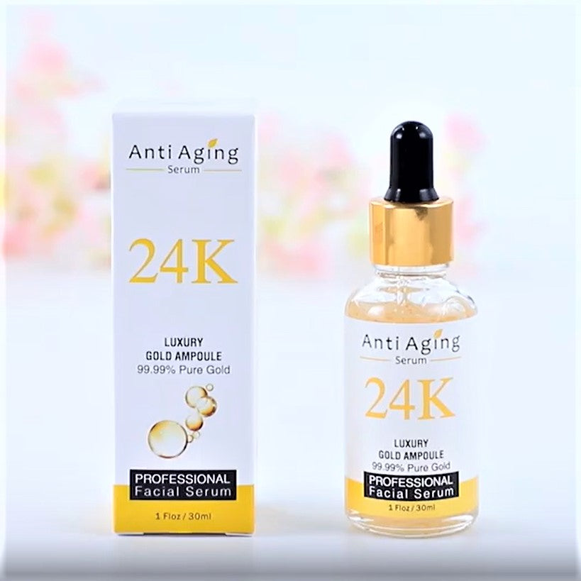 Ser Antirid cu Foite Aur 24K & Acid Hialuronic