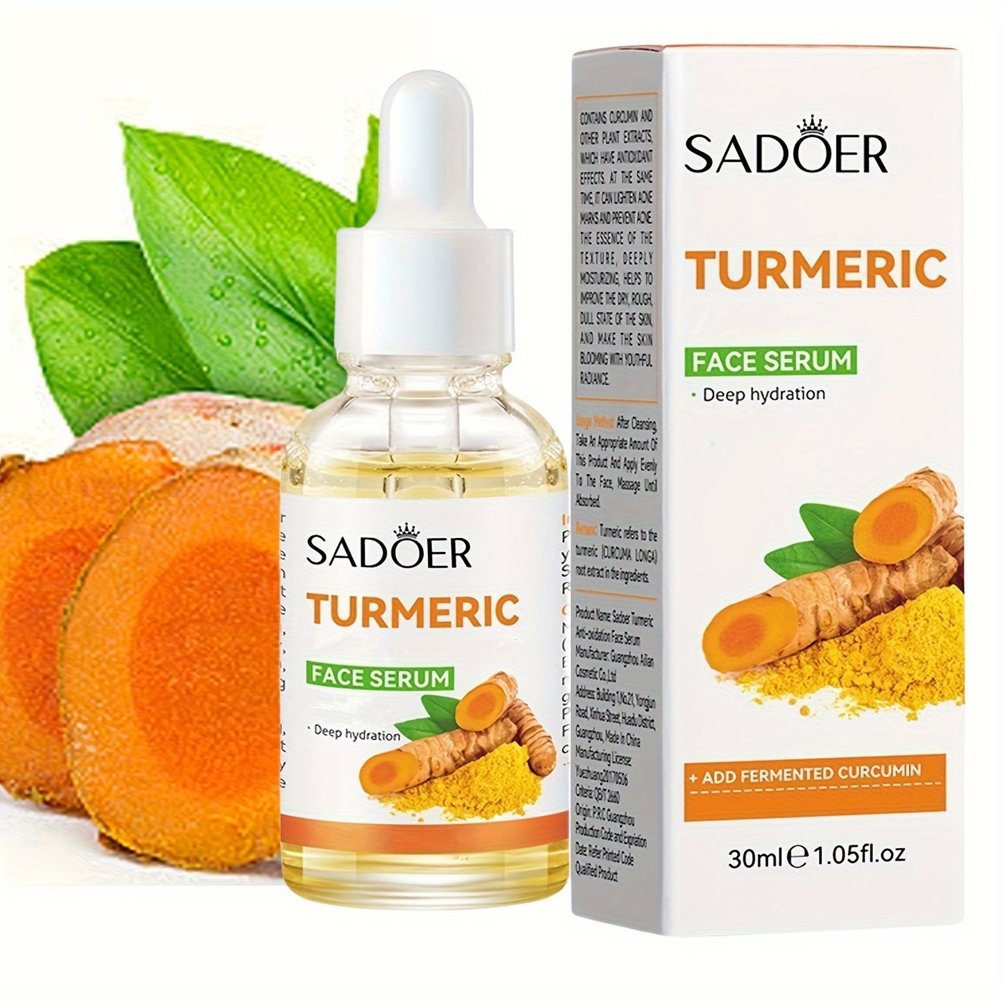 Ser cu turmeric impotriva petelor pigmentare si efect anti-imbatranire, Sadoer Turmeric Anti-Oxidation