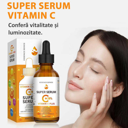 Super Serum Anti-Imbatranire cu 20% Vitamina C, 2,5% Retinol, 3,5% Niacinamide si 5% Acid Hialuronic SEFUDUN, 30 ml