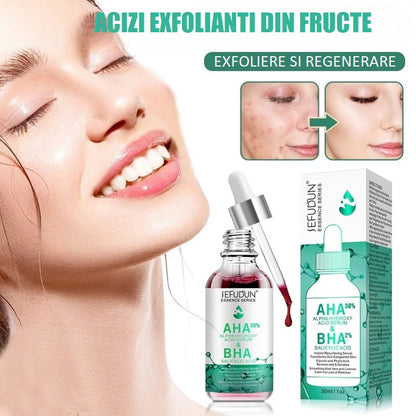 Ser exfoliant cu AHA 30% si BHA 2%, Anti-acnee, Anti-imbatranire, Sefudun, 30ml