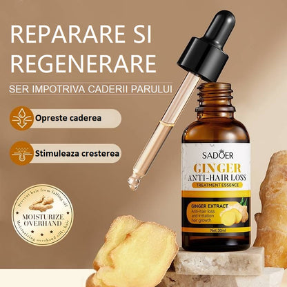 Ser pentru cresterea si regenerarea parului cu extract de ghimbir, Sadoer Ginger Anti-Hair Loss