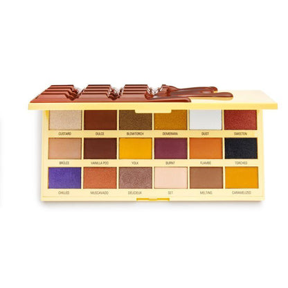 Paleta de farduri I HEART REVOLUTION Creme Brulee Chocolate Shadow Palette