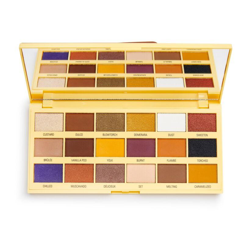 Paleta de farduri I HEART REVOLUTION Creme Brulee Chocolate Shadow Palette