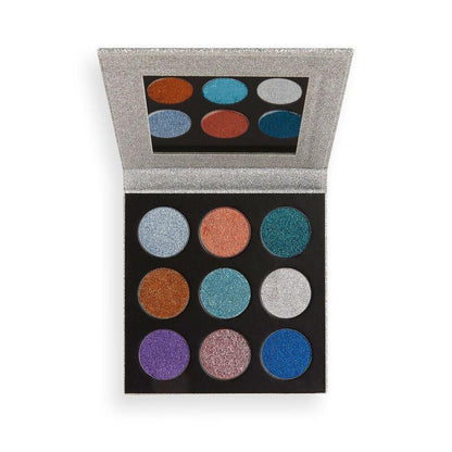 Paleta de farduri REVOLUTION Pressed Glitter Palette-Illusion