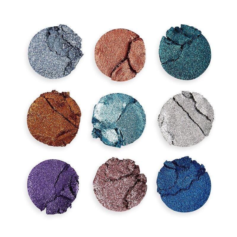 Paleta de farduri REVOLUTION Pressed Glitter Palette-Illusion