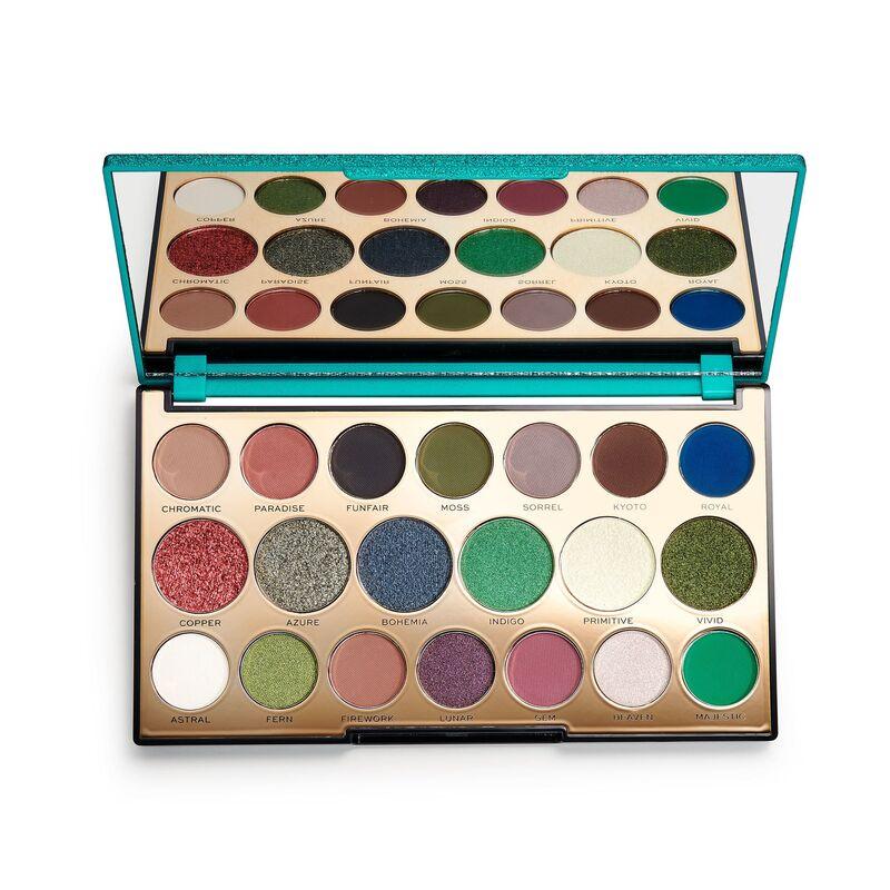 Paleta de farduri REVOLUTION Precious Stone Emerald Eyeshadow Palette