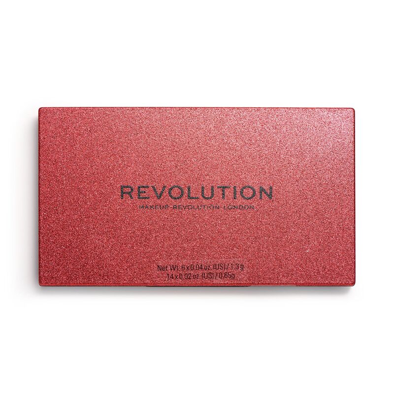 Paleta de farduri REVOLUTION Precious Stone Ruby Eyeshadow Palette