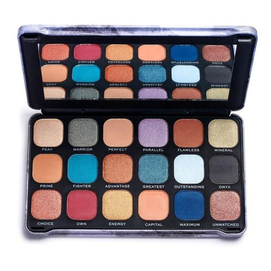 Paleta de farduri REVOLUTION Forever Flawless Optimum Eyeshadow Palette