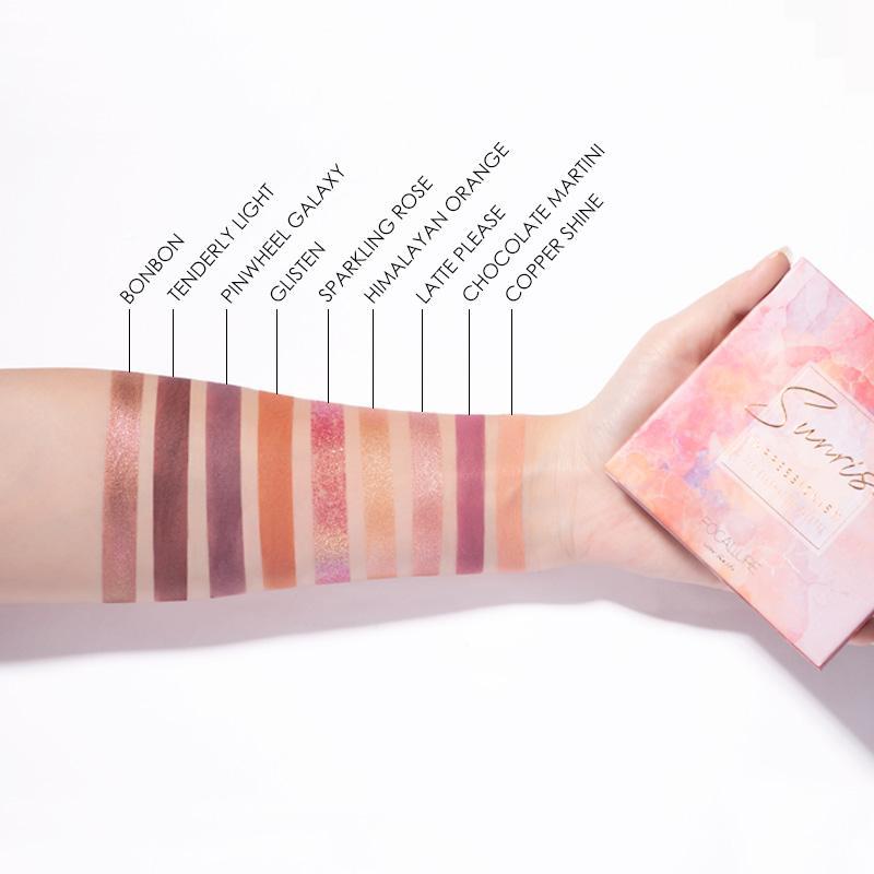 Paleta de farduri FOCALLURE 9 Pan Eyeshadow Palette-Sunrise