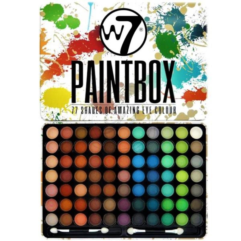 Paleta de farduri W7 Paintbox 77 Shades of Amazing Eye Colour