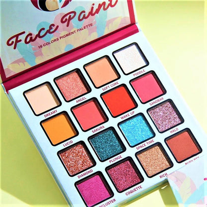 Paleta de farduri FEBBLE Face Paint Eyeshadow Palette