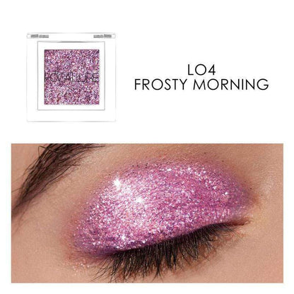 Glitter FOCALLURE Colorfulism Single Eyeshadow-04 Frosty Morning