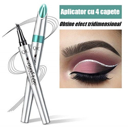 Creion 3D pentru sprancene cu efect de microblading QIC