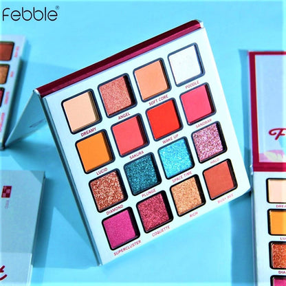 Paleta de farduri FEBBLE Face Paint Eyeshadow Palette