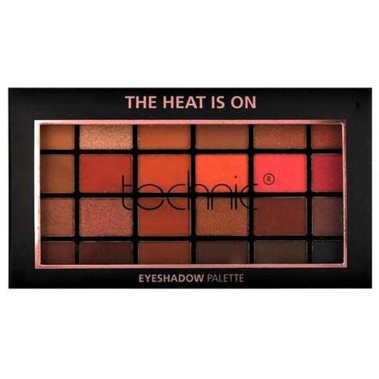 Paleta de farduri TECHNIC 24 Eyeshadows Palette -The Heat is On