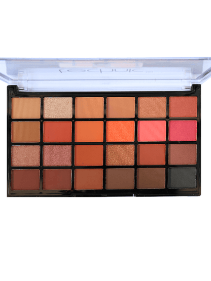 Paleta de farduri TECHNIC 24 Eyeshadows Palette -The Heat is On