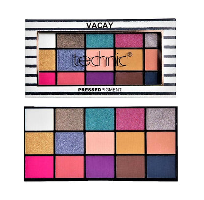 Paleta de farduri TECHNIC Vacay Pressed Pigment