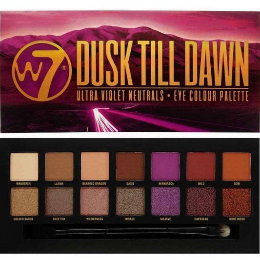 Paleta de farduri W7 Dusk Till Dawn Ultra Violet Neutrals