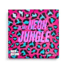 Paleta de farduri MAKEUP OBSESSION In The Neon Jungle Eyeshadow Palette