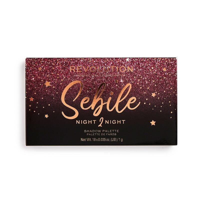 Paleta de farduri Revolution X Sebile Night To Night Shadow Palette