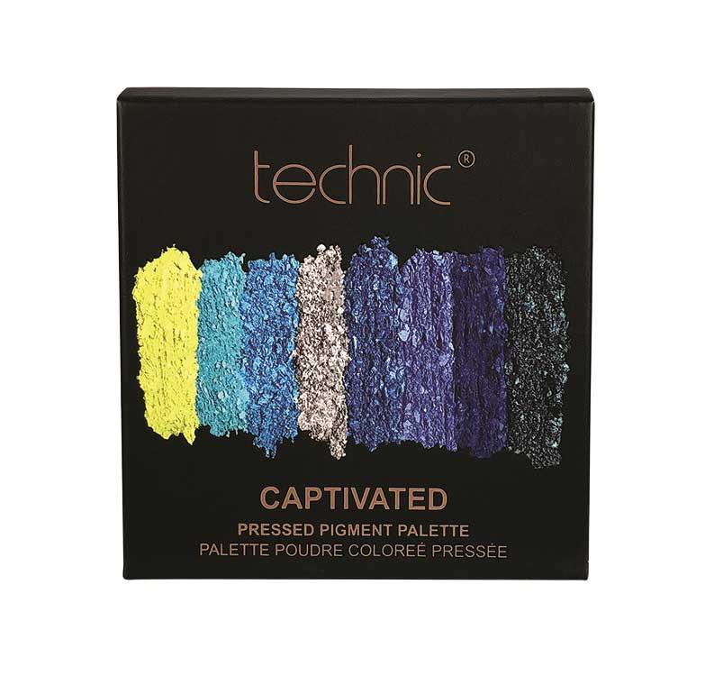 Paleta de farduri TECHNIC Pressed Pigment Palette-Captivated