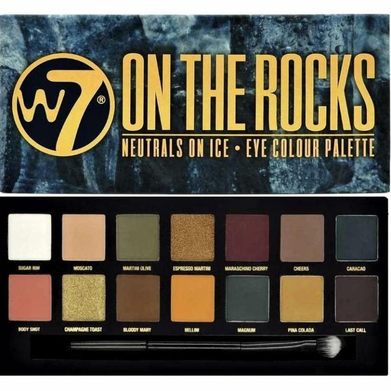 Paleta de farduri W7 On The Rocks Eyeshadow Palette