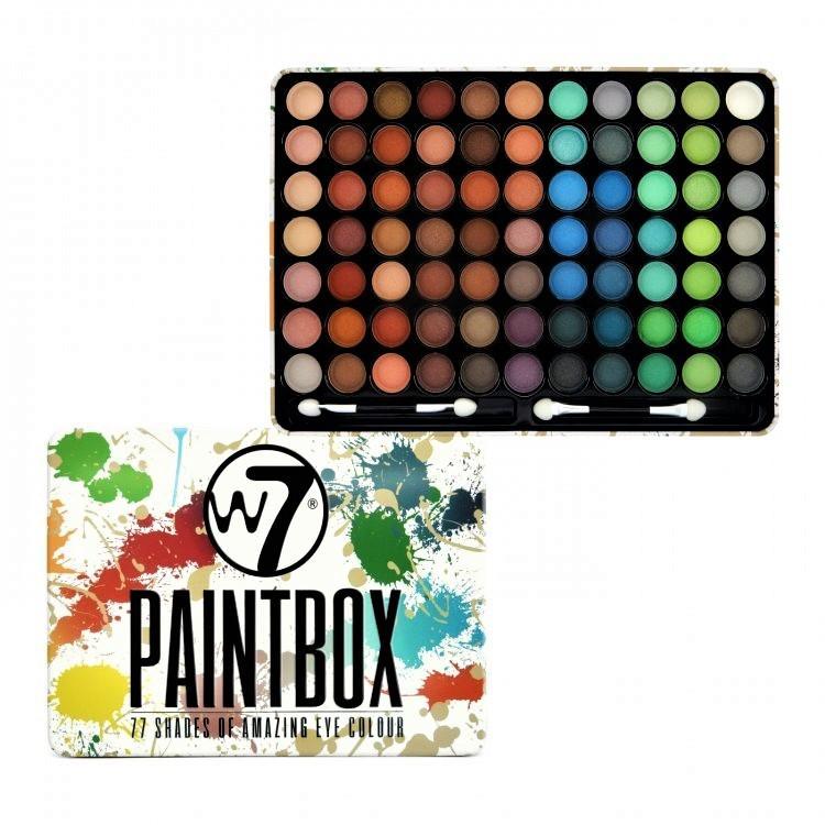 Paleta de farduri W7 Paintbox 77 Shades of Amazing Eye Colour